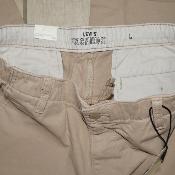 Levis XX Chino EZ Taper Relaxed Fit Pants Mens Size L Vintage Khaki Tan Beige - Picture 11 of 15